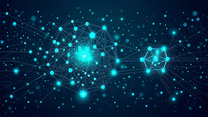 Hybrid decentralized trial network visualization