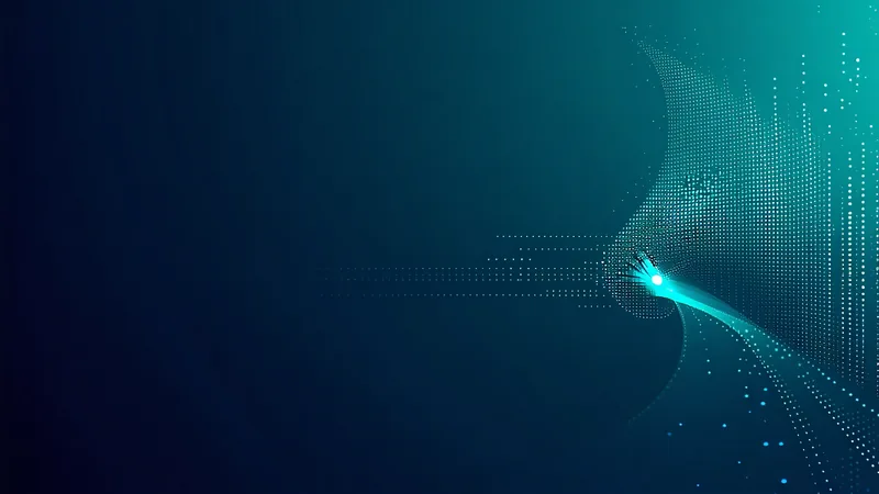 Abstract data visualization representing screen failure economics